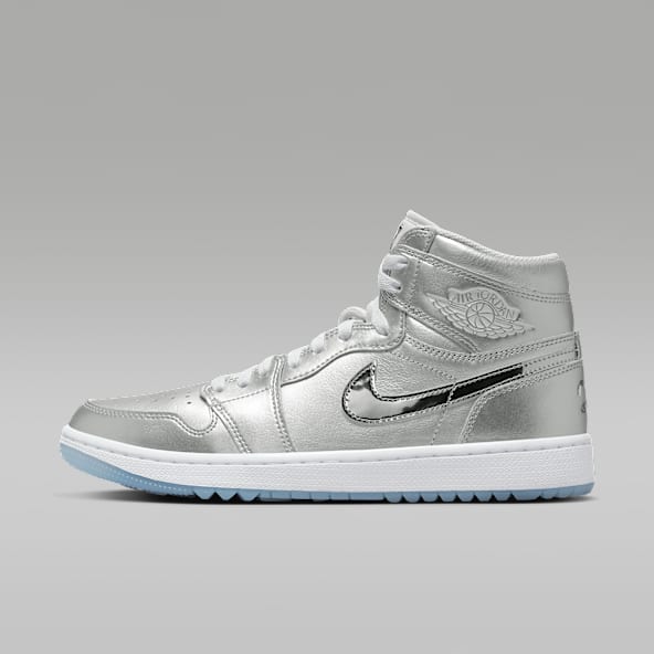 Grey nike high top shoes shop